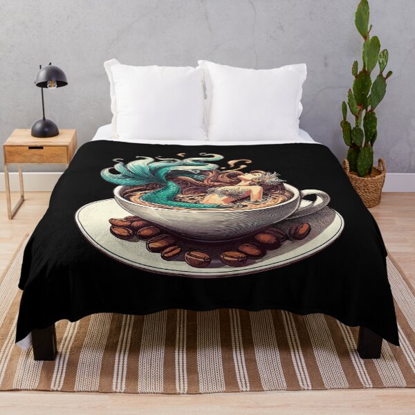 Item preview, Mermaid Bathing in Coffee Gift designed and sold by Pineapple-Tree.