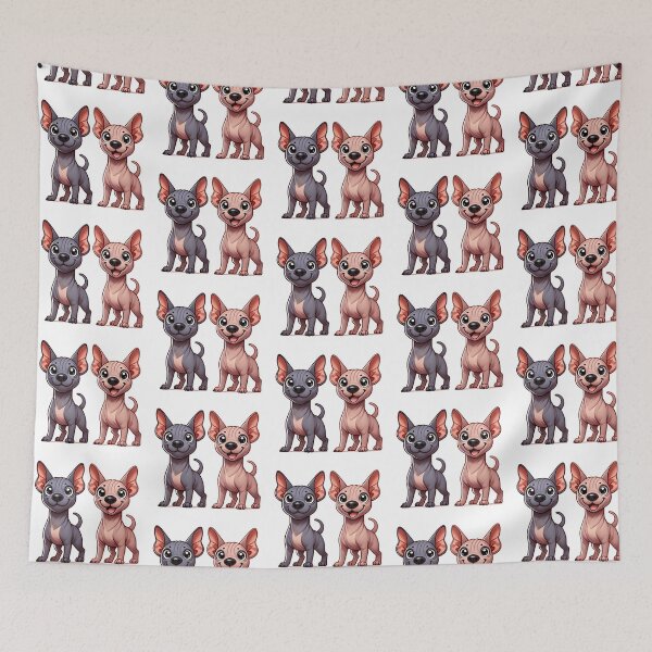 Item preview, Cute American Hairless Terrier for American Hairless Terrier Lovers designed and sold by NoelaniArt.