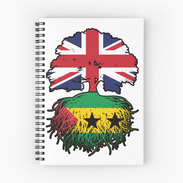 Item preview, Sao Tome and Principe Sao Tomean British UK Tree Roots Flag designed and sold by FlagX.