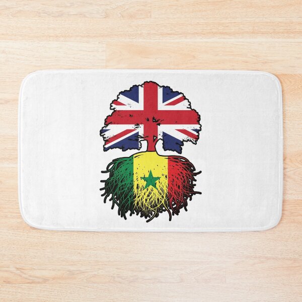 Item preview, Senegal Senegalese British UK Tree Roots Flag designed and sold by FlagX.