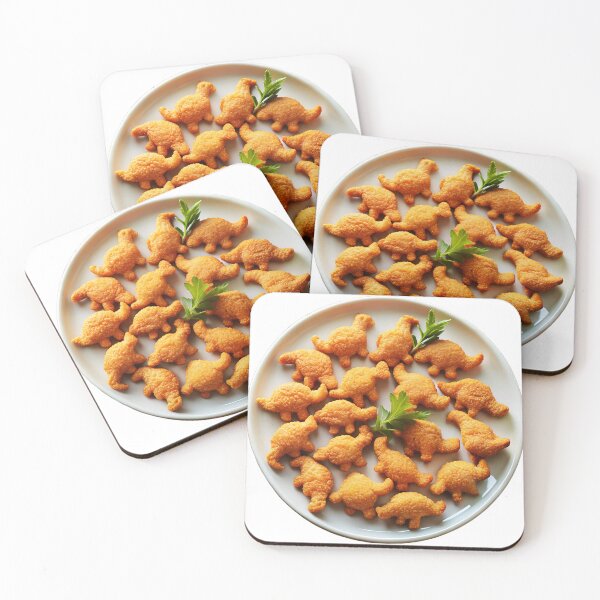 Item preview, Dino nuggets on a plate designed and sold by PatternBestFan.