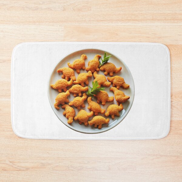 Item preview, Dino nuggets on a plate designed and sold by PatternBestFan.