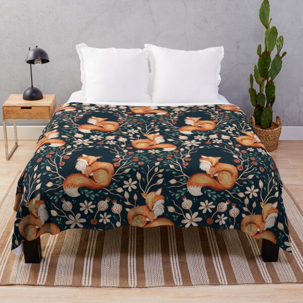 Item preview, Fox and Wildflowers - Nature's Beauty in Bloom  designed and sold by JoeysPODShop.