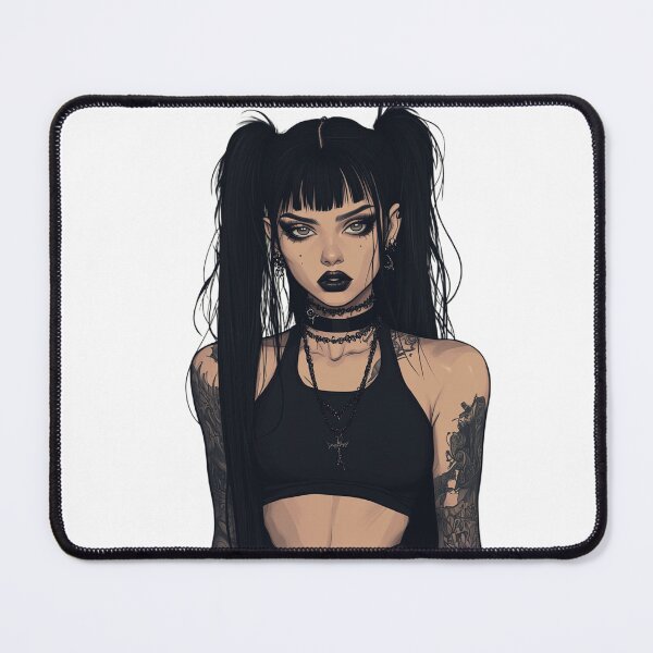 Item preview, goth girl designed and sold by CursedbyLilith.