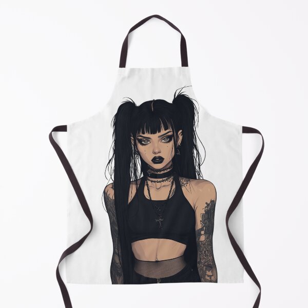 Item preview, goth girl designed and sold by CursedbyLilith.