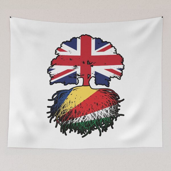 Item preview, Seychelles Seychellois British UK Tree Roots Flag designed and sold by FlagX.