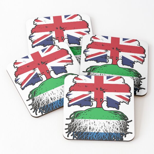 Item preview, Sierra Leone Sierra Leonean British UK Tree Roots Flag designed and sold by FlagX.