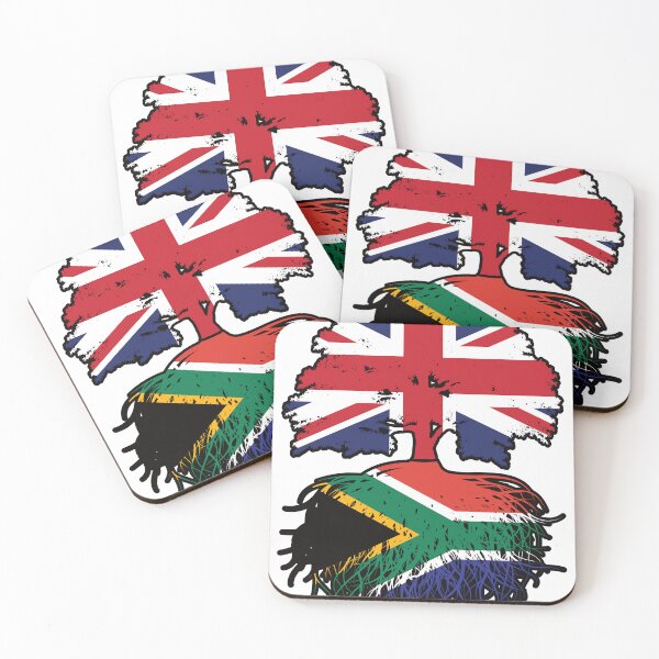 Item preview, South Africa South African British UK Tree Roots Flag designed and sold by FlagX.