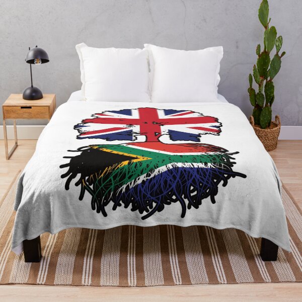 Item preview, South Africa South African British UK Tree Roots Flag designed and sold by FlagX.