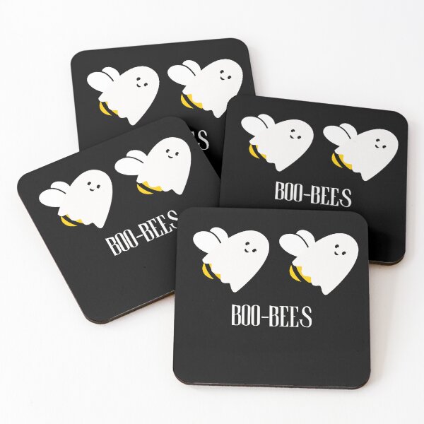Item preview, Ghost boo bees designed and sold by NicMacTees.