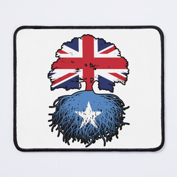 Item preview, Somalia Somali British UK Tree Roots Flag designed and sold by FlagX.