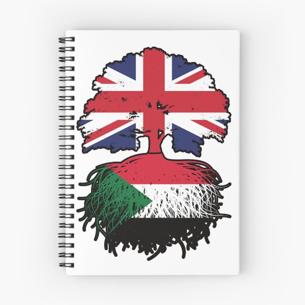 Item preview, Sudan Sudanese British UK Tree Roots Flag designed and sold by FlagX.