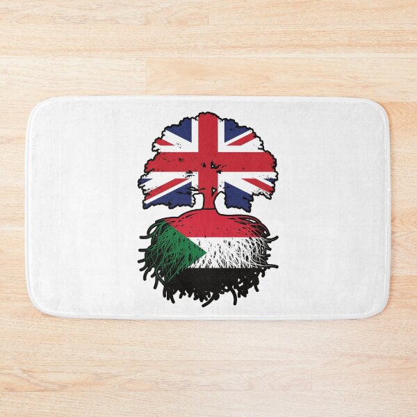 Item preview, Sudan Sudanese British UK Tree Roots Flag designed and sold by FlagX.