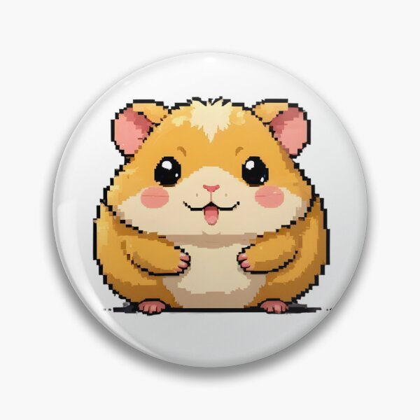 Item preview, PIXEL HAMSTER STICKER designed and sold by Arts4U.