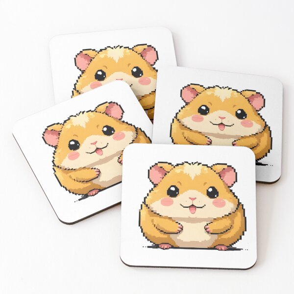 Item preview, PIXEL HAMSTER STICKER designed and sold by Arts4U.