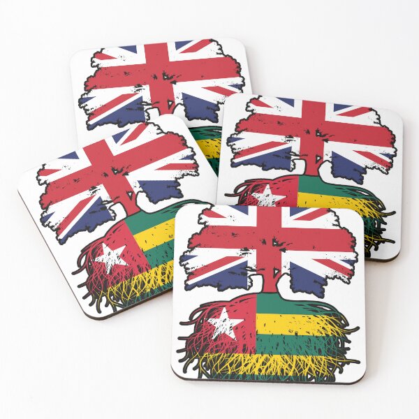 Item preview, Togo Togolese British UK Tree Roots Flag designed and sold by FlagX.