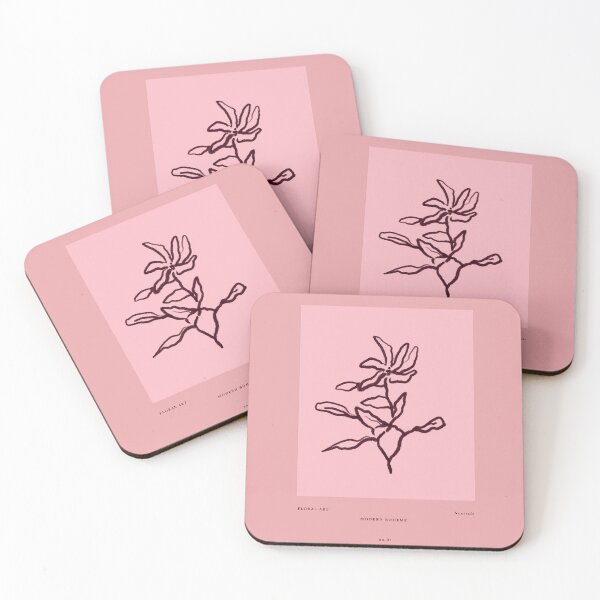 Item preview, Pink Boheme Minimalistic Plant and Flower designed and sold by bowsbotanicals.