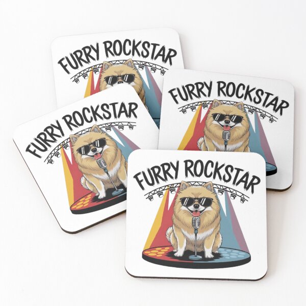 Item preview, Pomeranian Rockstar Furry Rockstar designed and sold by Petpixy.
