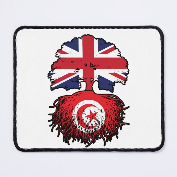 Item preview, Tunisia Tunisian British UK Tree Roots Flag designed and sold by FlagX.