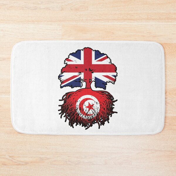 Item preview, Tunisia Tunisian British UK Tree Roots Flag designed and sold by FlagX.