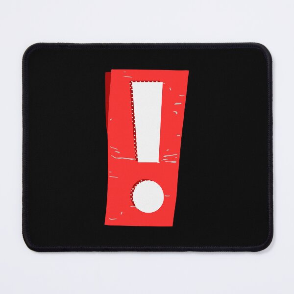 Item preview, Exclamation Mark Symbol Red designed and sold by Jeallan Designs.