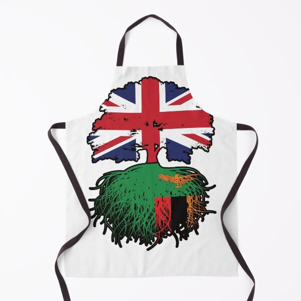 Item preview, Zambia Zambian British UK Tree Roots Flag designed and sold by FlagX.