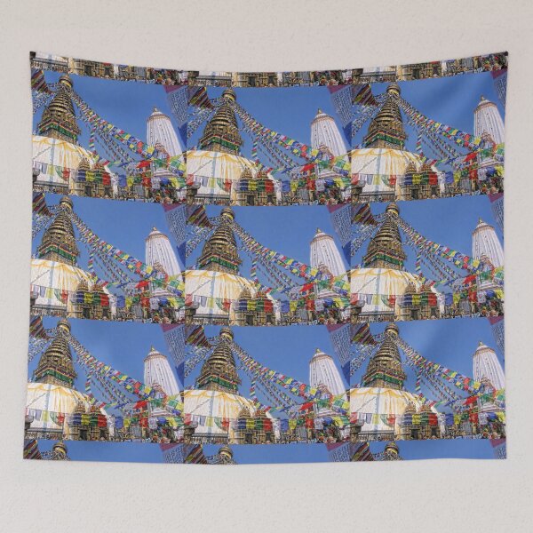Item preview, Swayambhunath stupa, Kathmandu, Nepal  designed and sold by vadim19.
