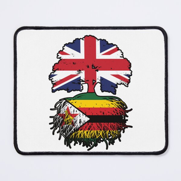 Item preview, Zimbabwe Zimbabwean British UK Tree Roots Flag designed and sold by FlagX.