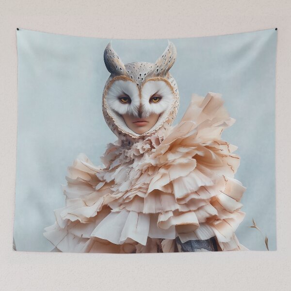 Item preview, "Elaborate Owl-Inspired Costume" designed and sold by MacroArtHub.