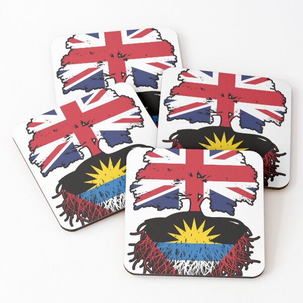 Item preview, Antigua Antiguan British UK Tree Roots Flag designed and sold by FlagX.