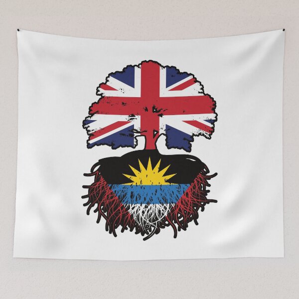 Item preview, Antigua Antiguan British UK Tree Roots Flag designed and sold by FlagX.