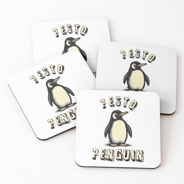 Item preview, PESTO PENGUIN STICKER designed and sold by lemurdesigns.