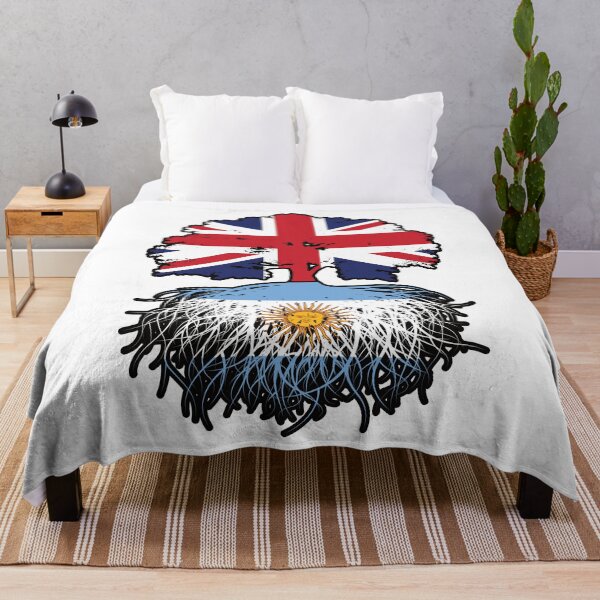 Item preview, Argentina Argentine British UK Tree Roots Flag designed and sold by FlagX.