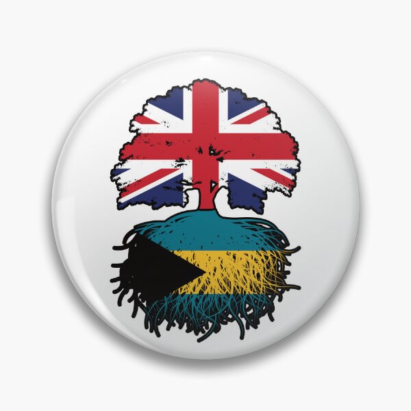 Item preview, Bahamas Bahamian British UK Tree Roots Flag designed and sold by FlagX.