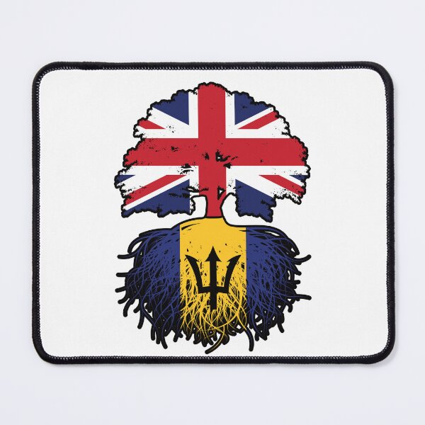 Item preview, Barbados Barbadian British UK Tree Roots Flag designed and sold by FlagX.