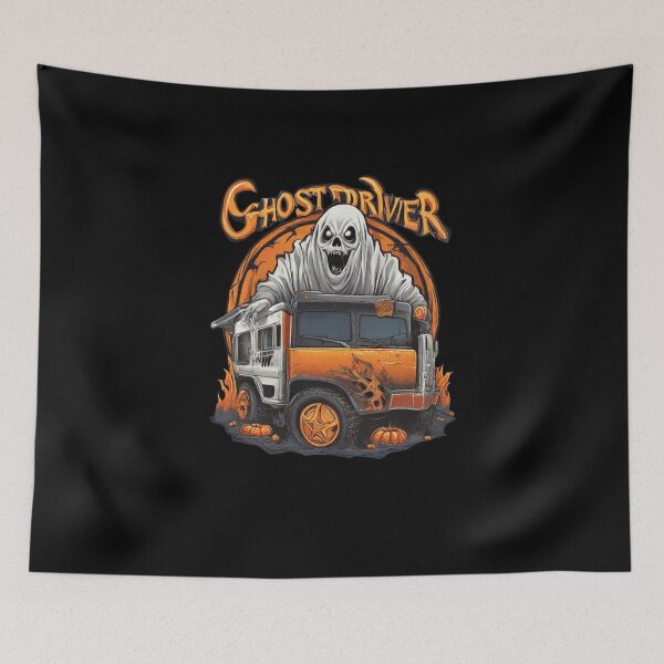 Item preview, Ghost driver, Truck Driver Halloween designed and sold by CottonWonders.