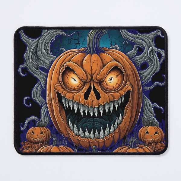 Item preview, Halloween Night - Haunted Pumpkin Patch and Monster Pumpkins designed and sold by FunnyFarmDesign.