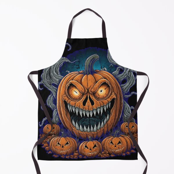 Item preview, Halloween Night - Haunted Pumpkin Patch and Monster Pumpkins designed and sold by FunnyFarmDesign.