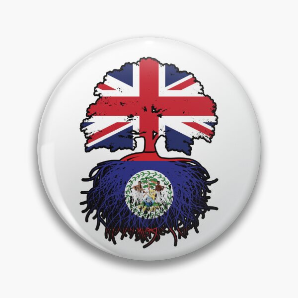 Item preview, Belize Belizean British UK Tree Roots Flag designed and sold by FlagX.