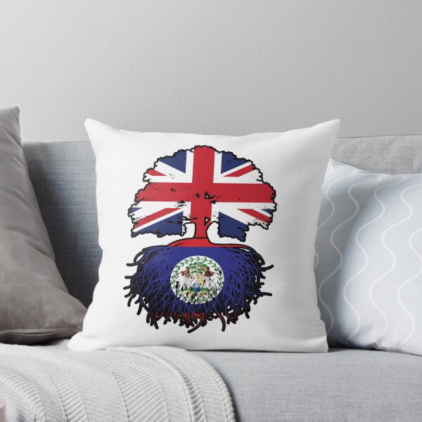 Item preview, Belize Belizean British UK Tree Roots Flag designed and sold by FlagX.