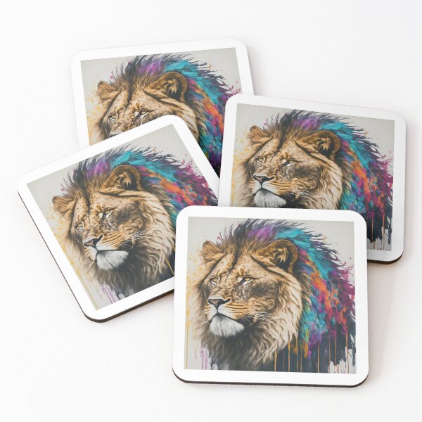 Item preview, King of the Wild: Watercolor Majesty designed and sold by SeanOsShirts.