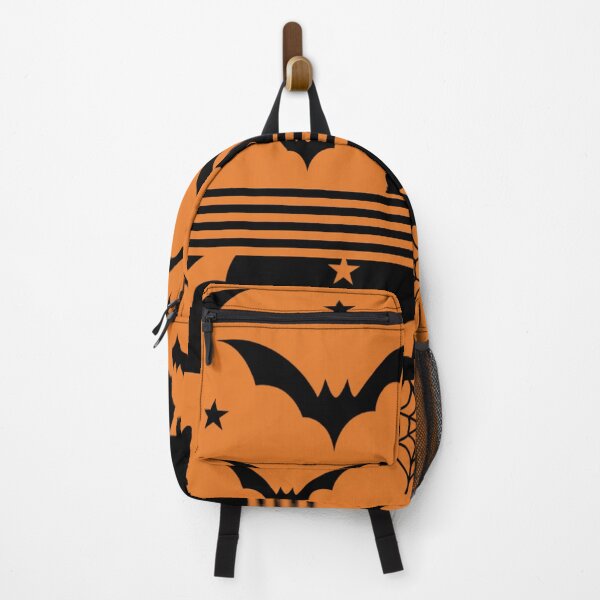 Item preview,  Black Cat Halloween Bats Seamless Orange Mixed Pattern  designed and sold by Raise2Shine.
