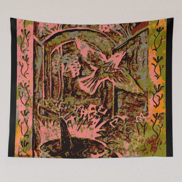 Item preview, MEMENTO. VINTAGE WOODBLOCK PRINT. MULTI-COLOUR. designed and sold by 5hertz.