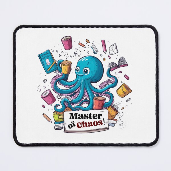 Item preview, "Master of Chaos!" a colorful and cartoonish style Design, with a sense of humor and lightheartedness. designed and sold by HEMRO.