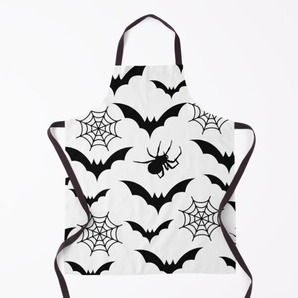 Item preview, Bats Halloween Spider Seamless  Black White Pattern designed and sold by Raise2Shine.