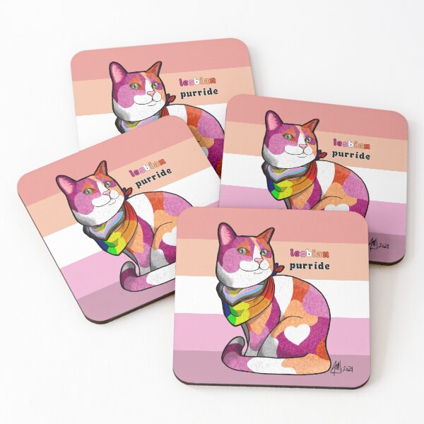Item preview, Purride Pride: Lesbian Pride designed and sold by Cool Pete's Kitty Lounge.