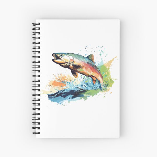Item preview, Leaping Salmon designed and sold by jeasolar.