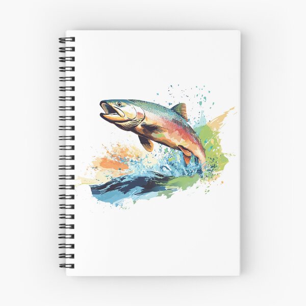 Item preview, Leaping Salmon designed and sold by jeasolar.