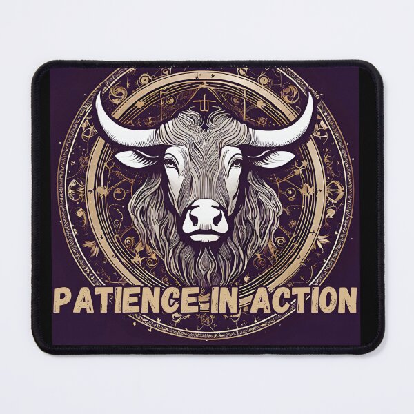 Item preview, Taurus Zodiac Sign – "Patience in Action" Calm and Steady T-Shirt Design designed and sold by CrazyDuoTeam.