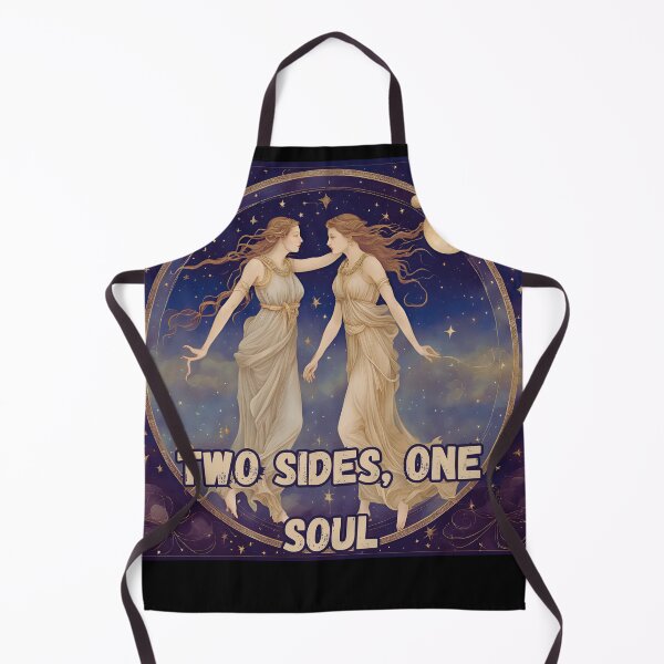 Item preview, Gemini Zodiac Sign – "Two Sides, One Soul" Dynamic T-Shirt Design designed and sold by CrazyDuoTeam.